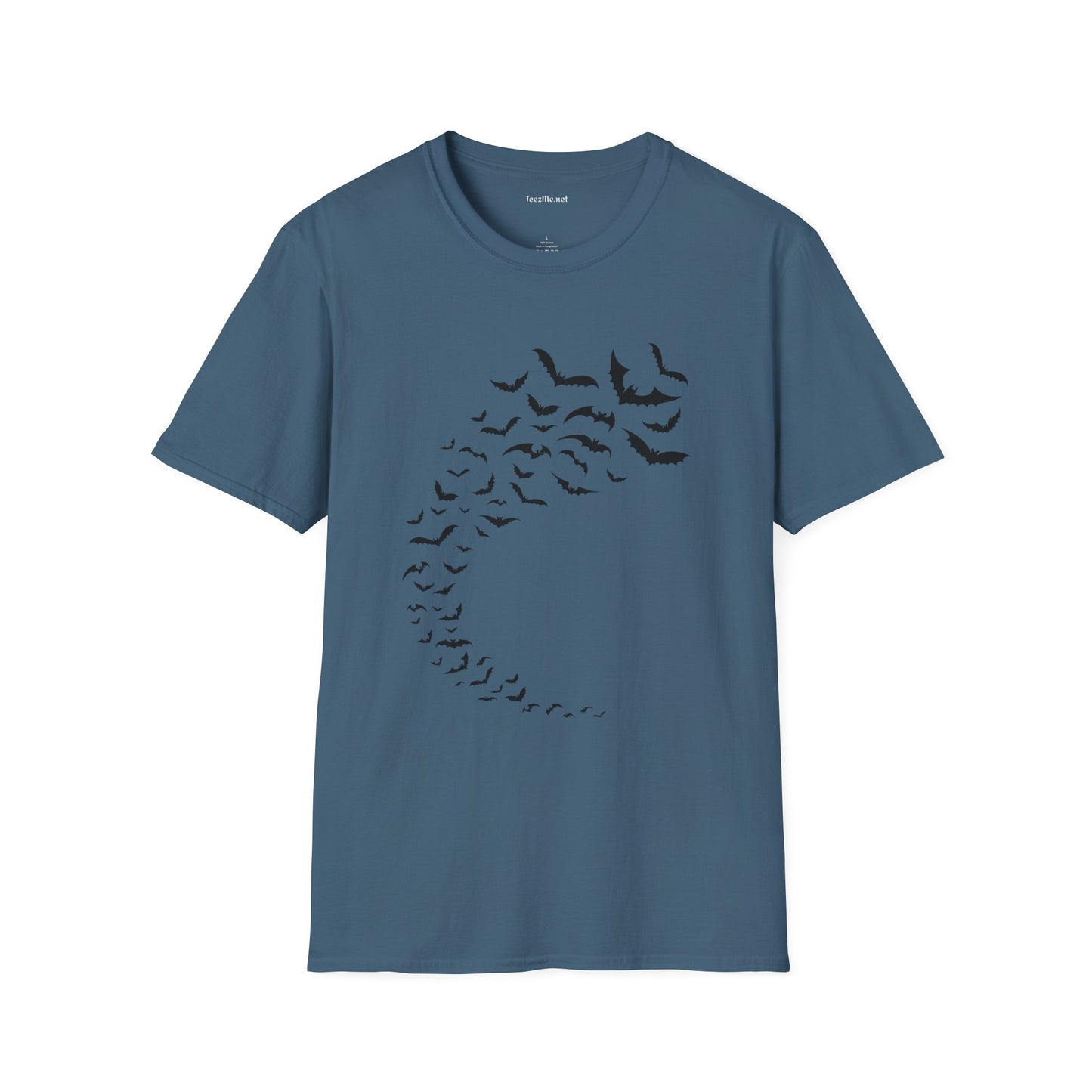 Bats in Flight Unisex Softstyle T-Shirt 100% Cotton Graphic