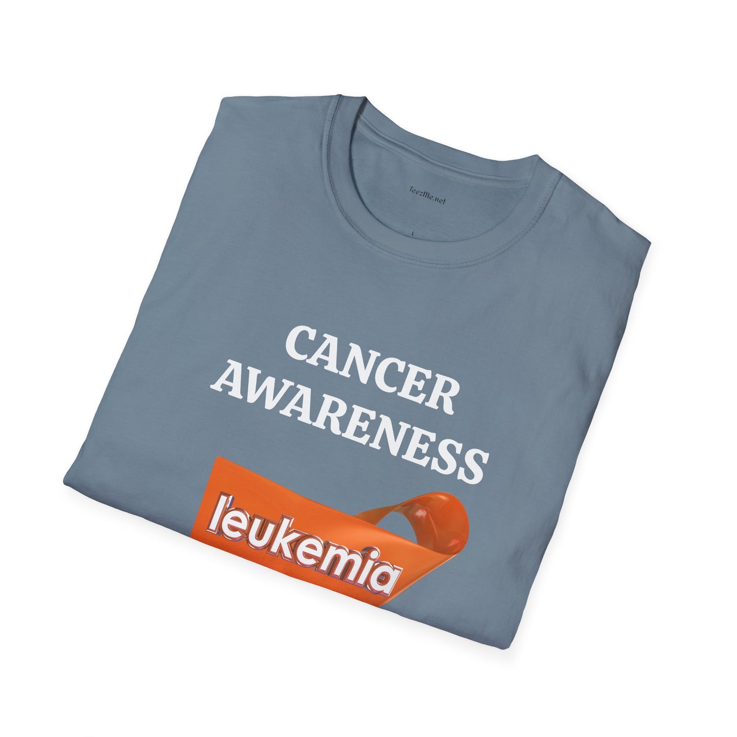 Leukemia Cancer Awareness - Unisex Softstyle T-Shirt 100% Cotton Graphic