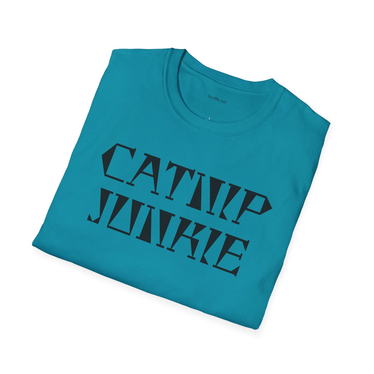 Catnip Junkie - Unisex Softstyle T-Shirt 100% Cotton Graphic