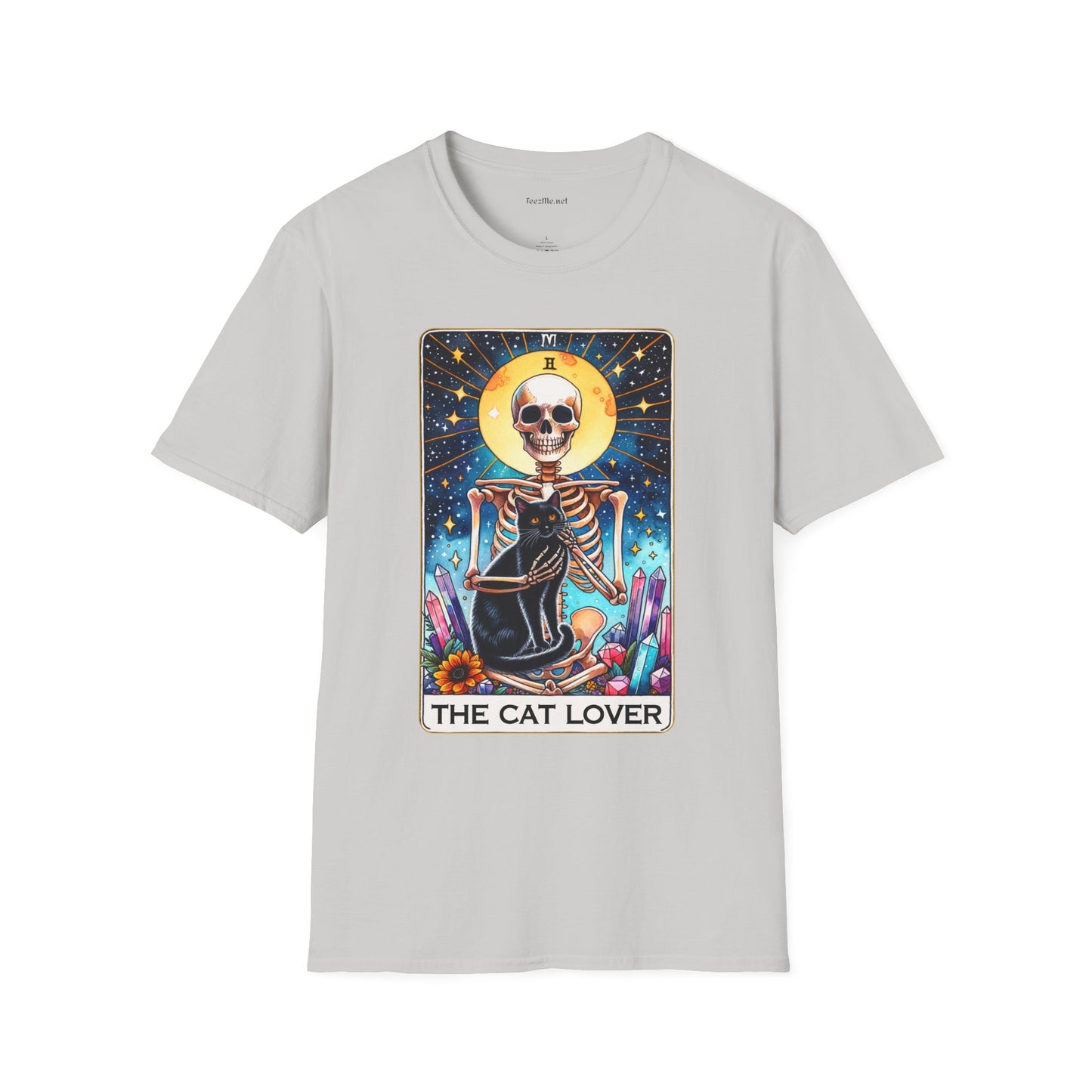 The Cat Lover Tarot Unisex Softstyle T-Shirt 100% Cotton Graphic