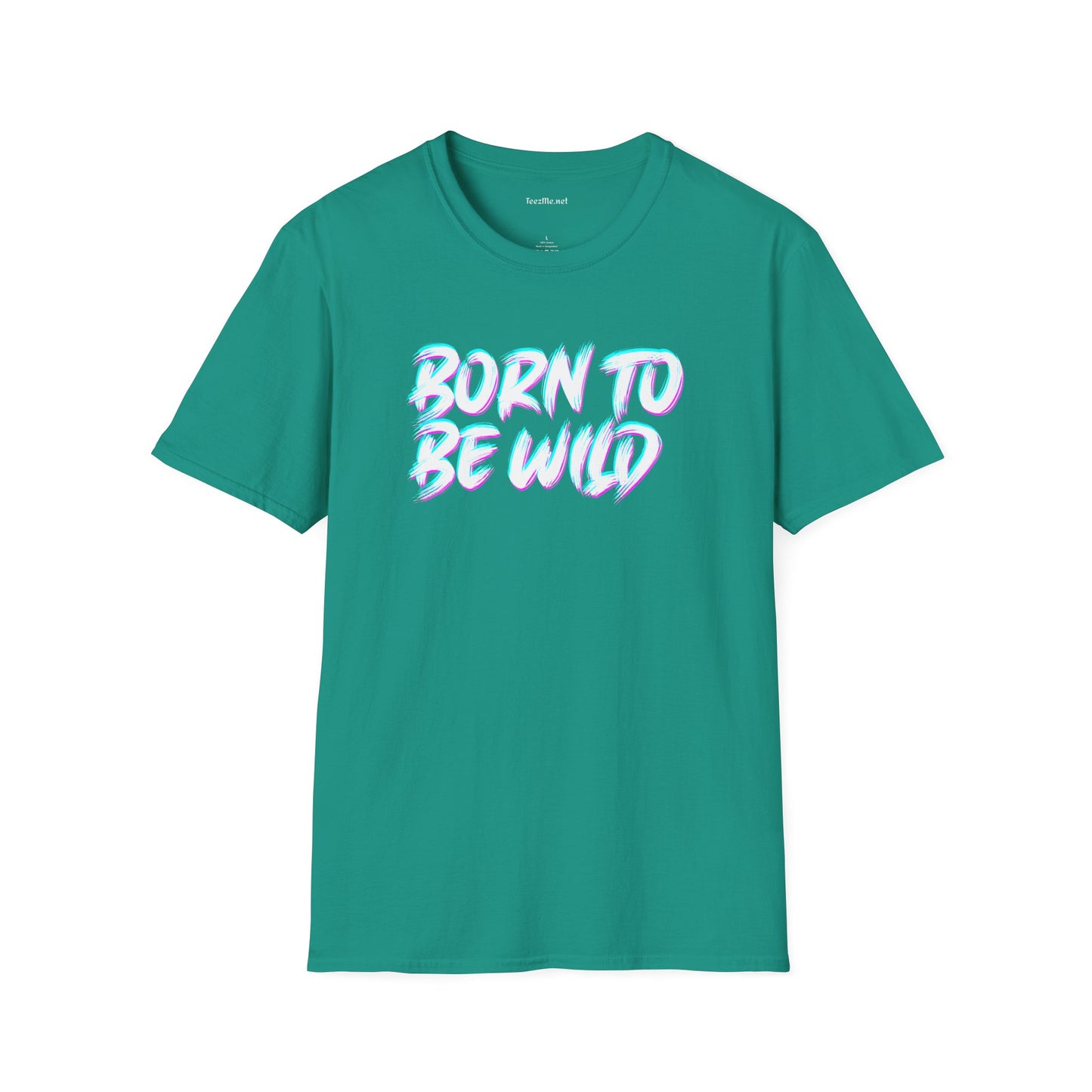 Born To Be Wild2 Unisex Softstyle T-Shirt 100% Cotton Graphic