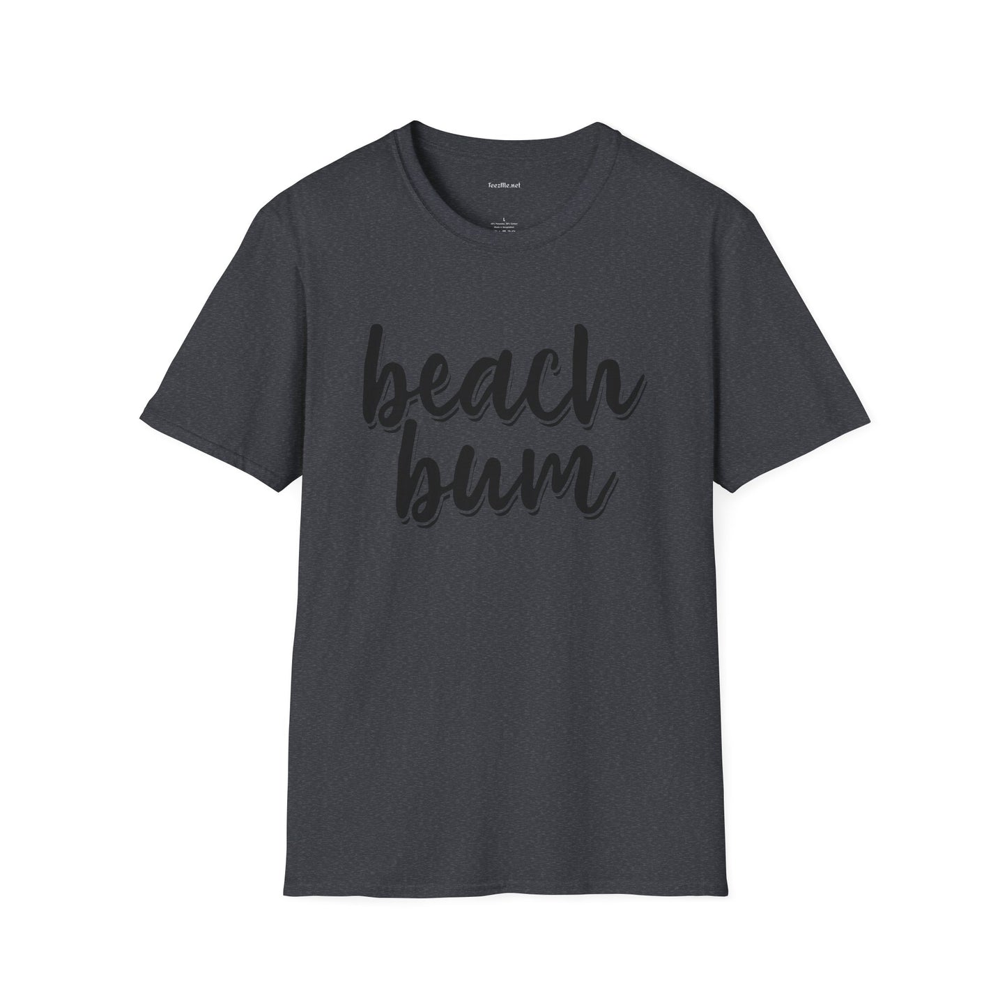 Beach Bum - Unisex Softstyle T-Shirt 100% Cotton Graphic (1)