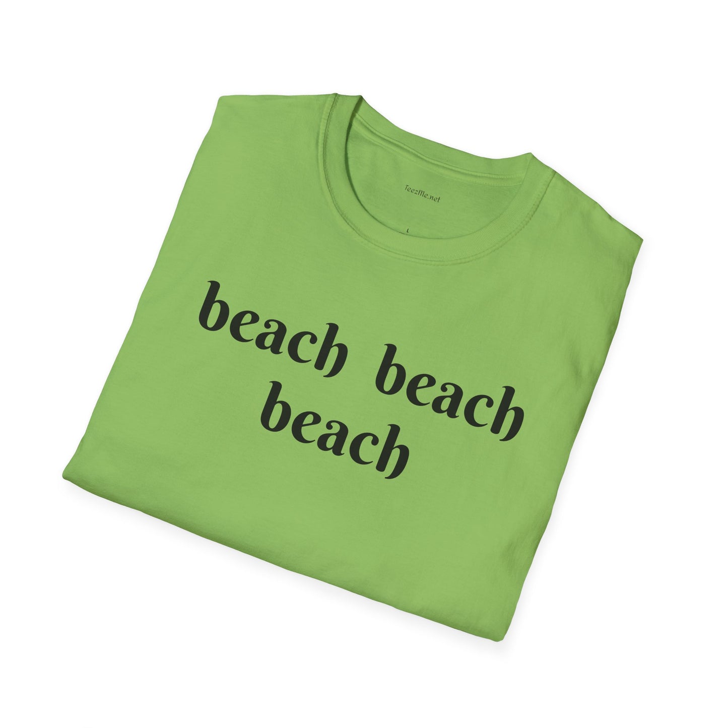 beach beach beach - Unisex Softstyle T-Shirt 100% Cotton Graphic