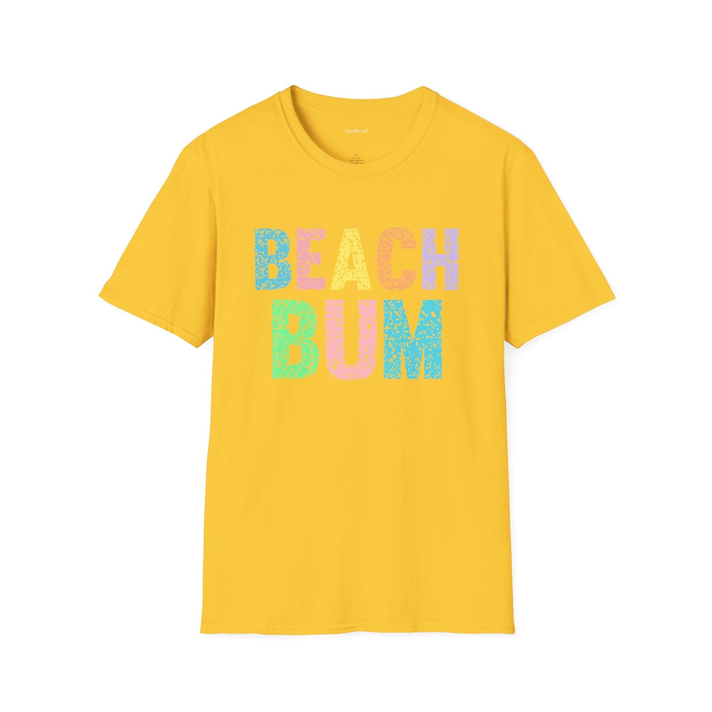 Beach Bum - Unisex Softstyle T-Shirt 100% Cotton Graphic