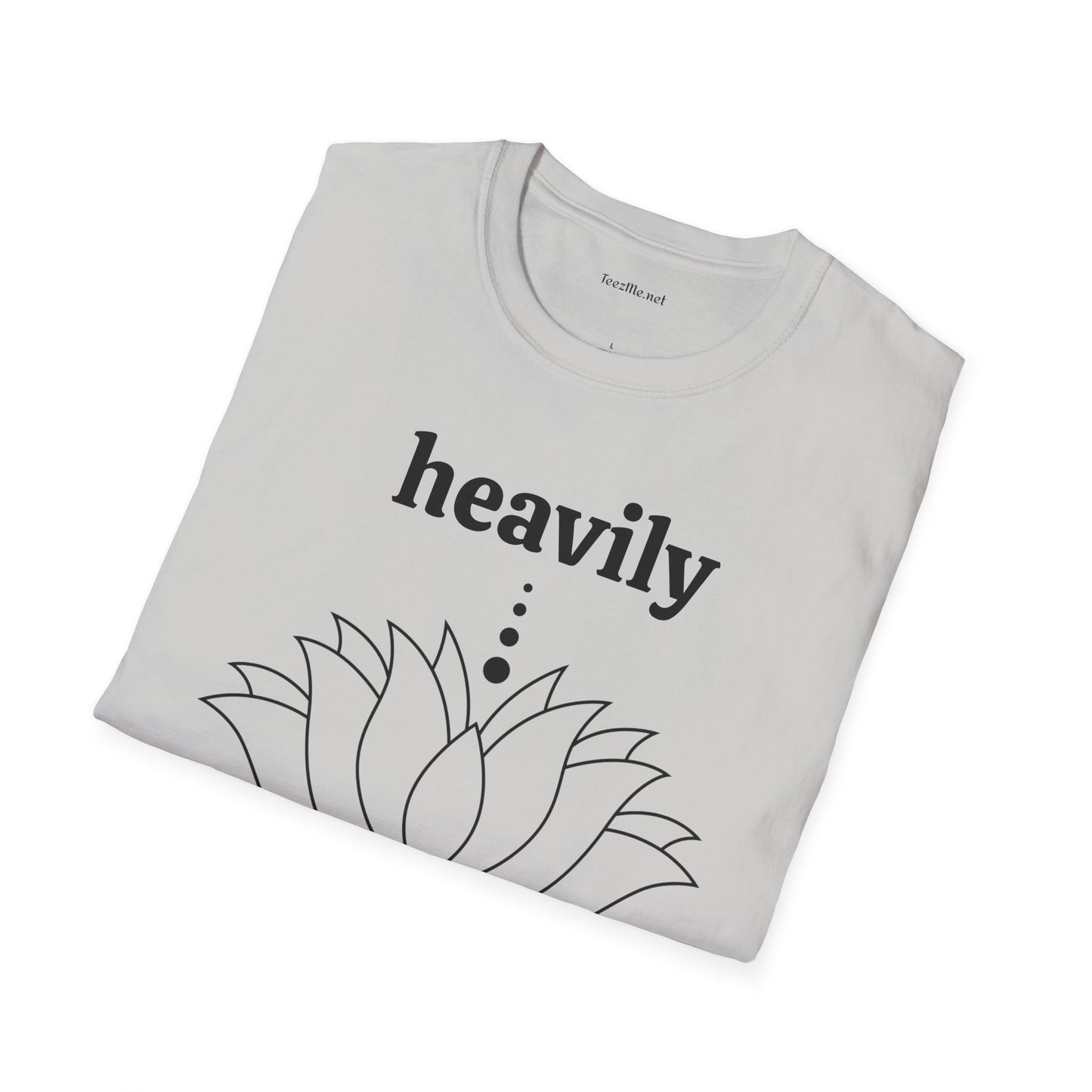 Heavily Meditated - Unisex Softstyle T-Shirt 100% Cotton Graphic