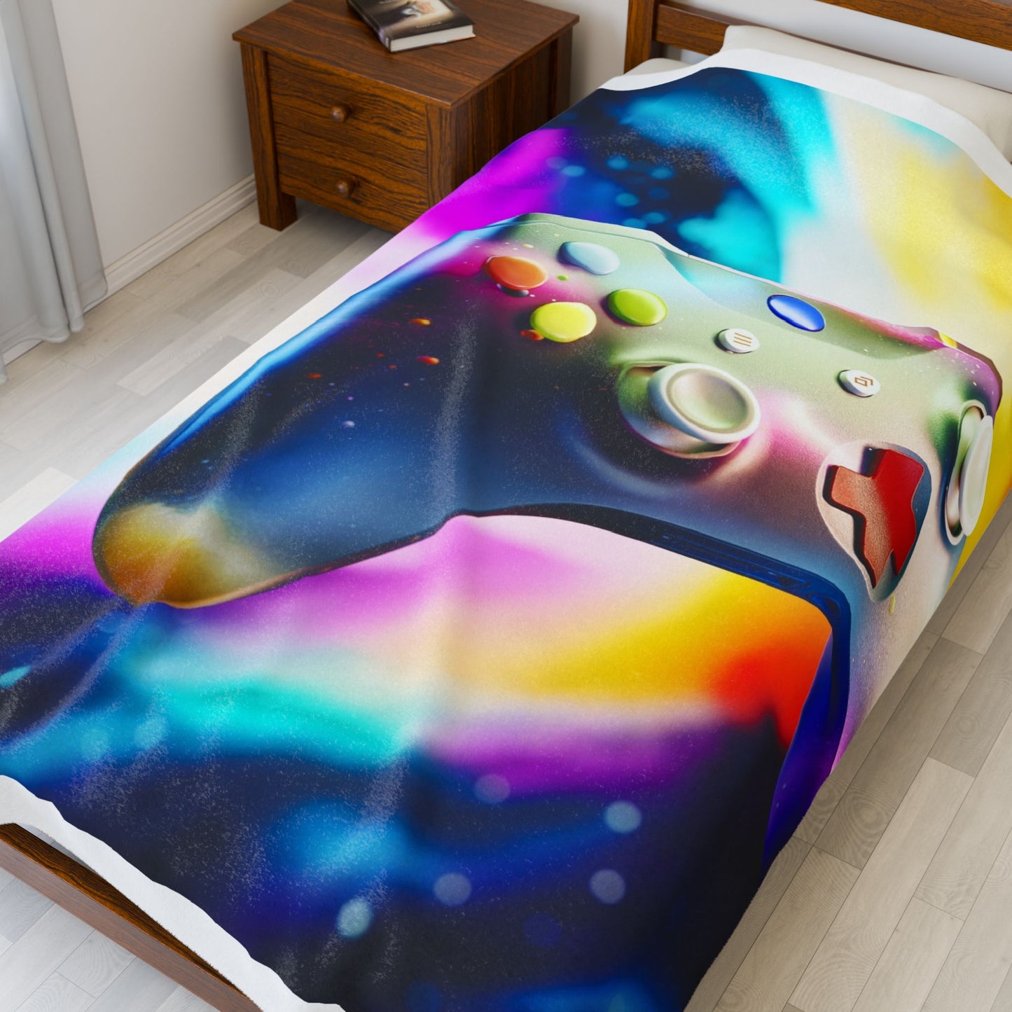 Video Game Velveteen Plush Blanket