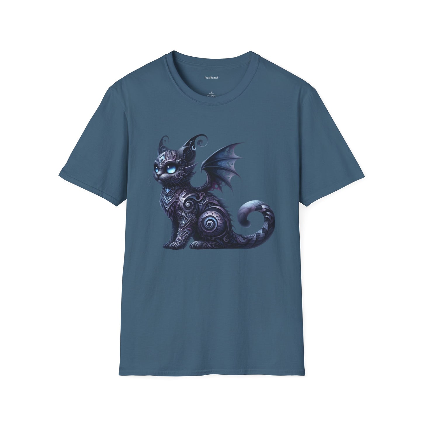 Black Fairy Cat -Shirt 100% Cotton Graphic