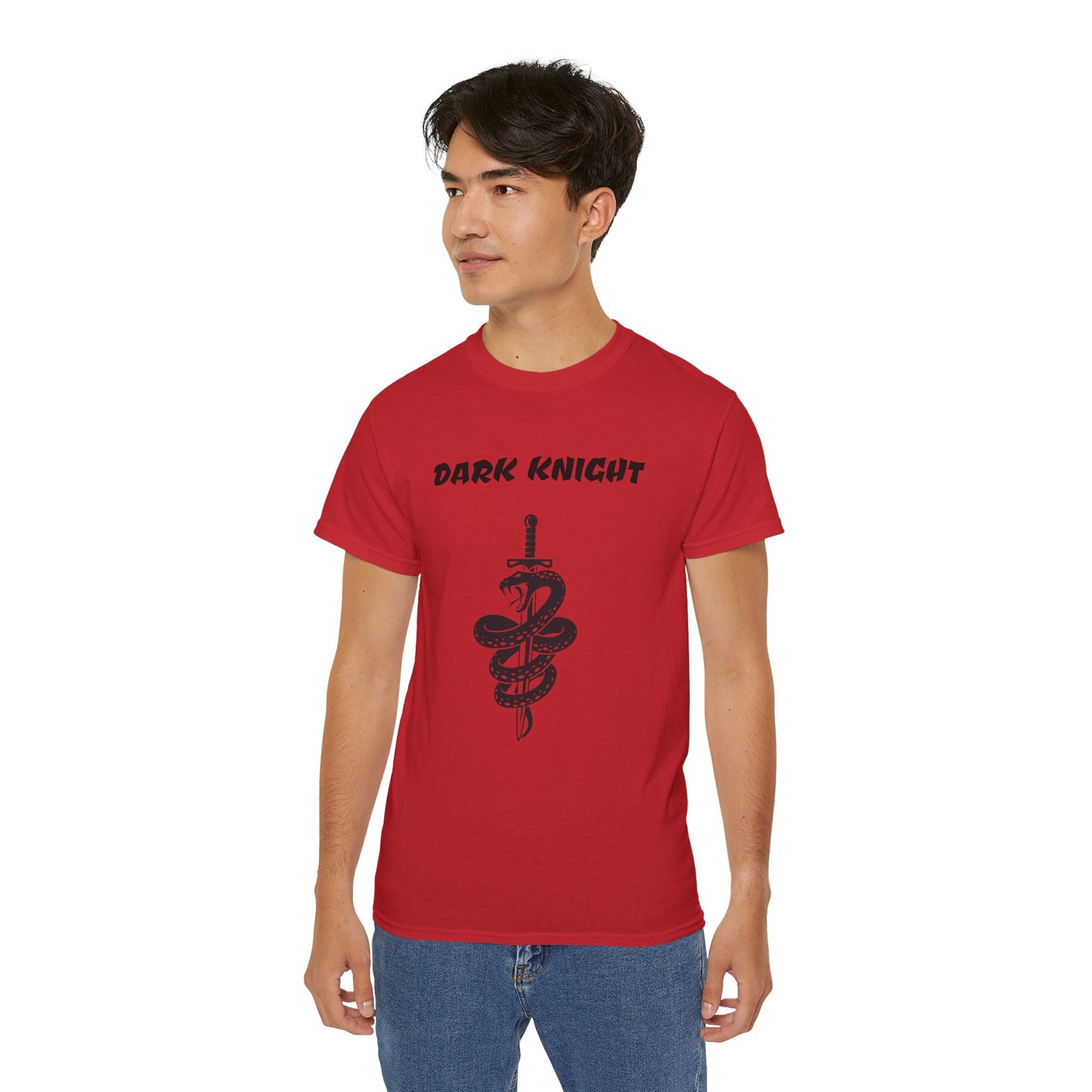 Dark Knight - Unisex Ultra Cotton Tee 100% Cotton Graphic