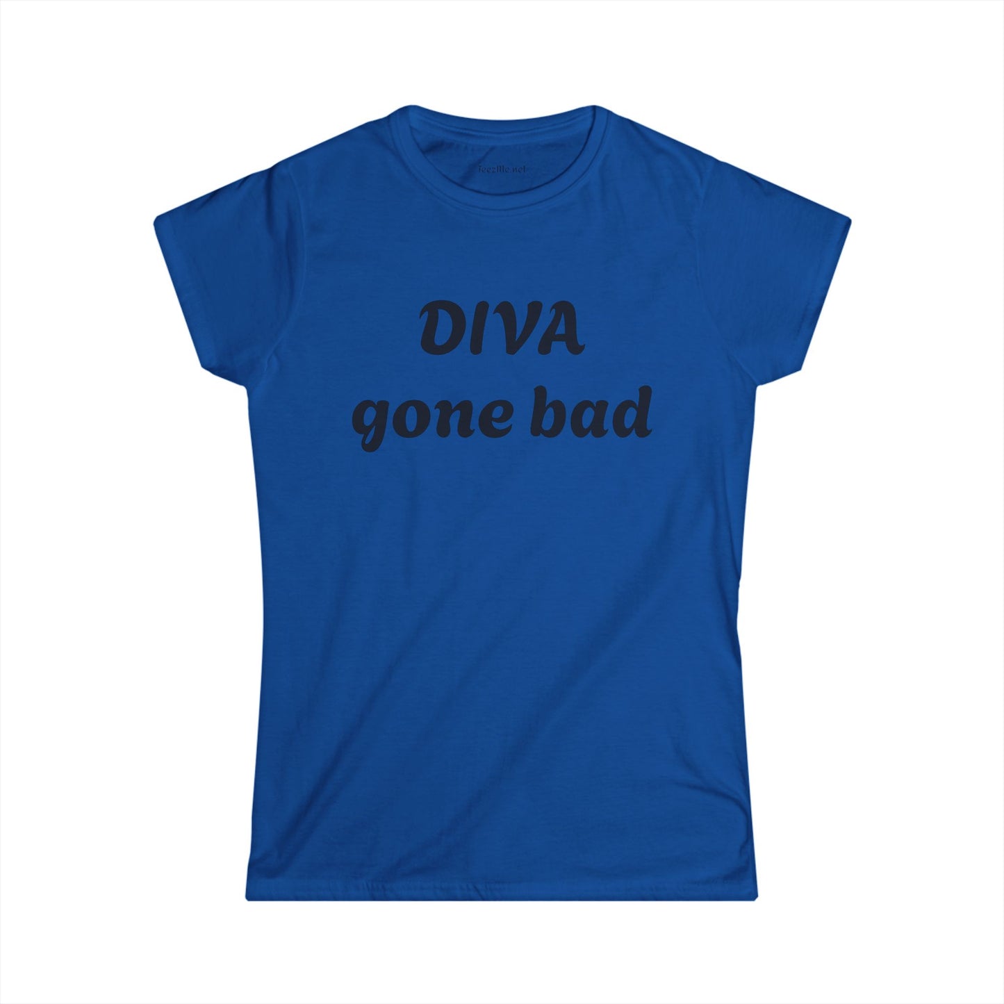 Diva gone bad - Women's Softstyle Tee 100% Cotton Graphic