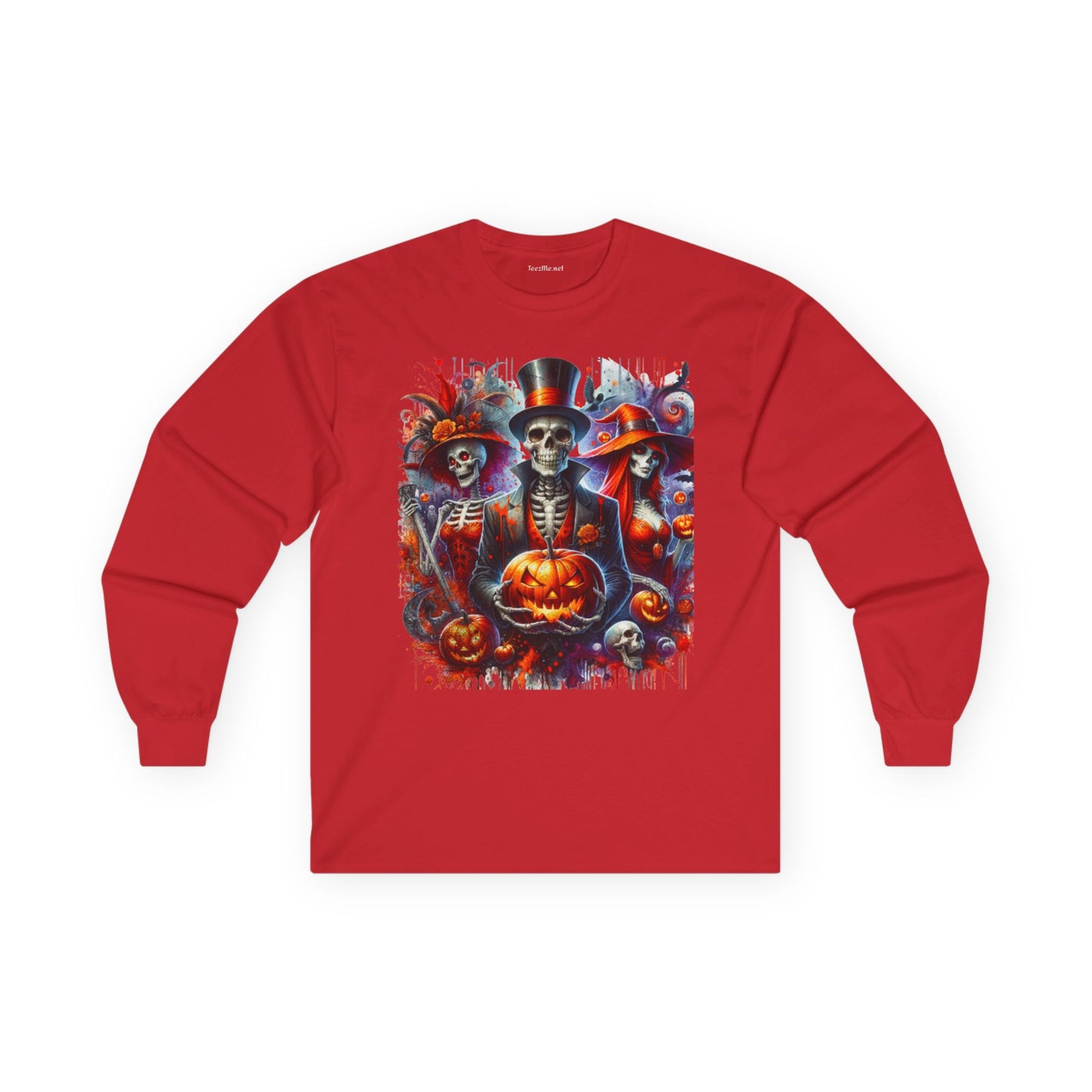 Halloween Skeletons 01 Unisex Ultra Cotton Long Sleeve Tee