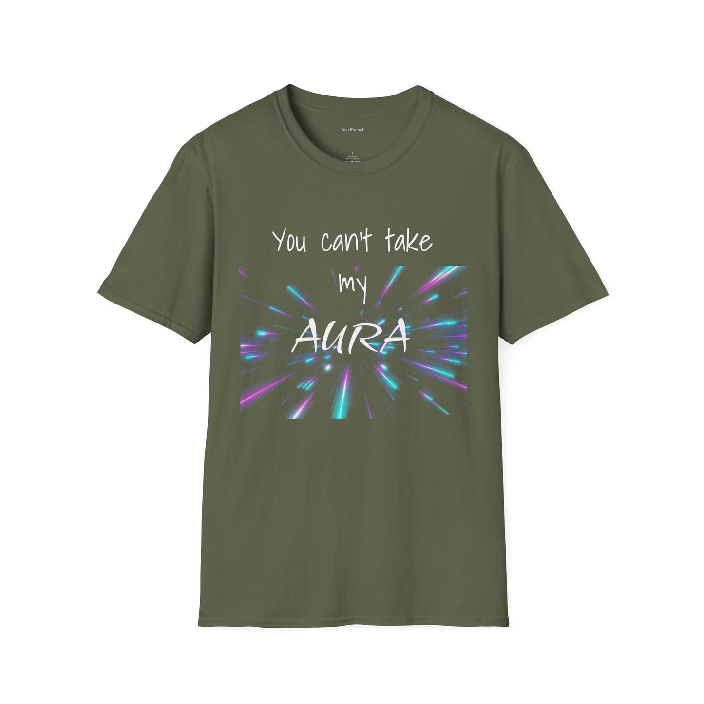 You can't take my AURA - Unisex Softstyle T-Shirt 100% Cotton Graphic