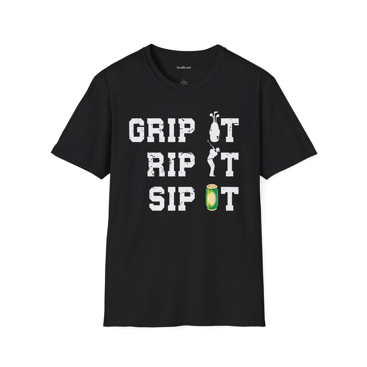 Funny Golf Unisex Softstyle T-Shirt 100% Cotton