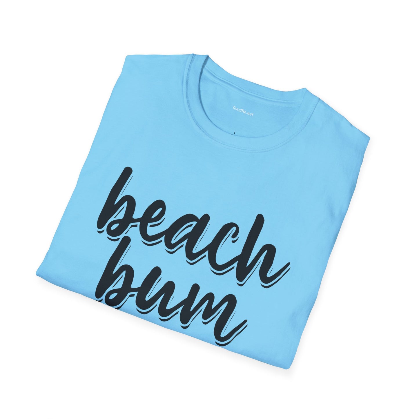 Beach Bum - Unisex Softstyle T-Shirt 100% Cotton Graphic (1)