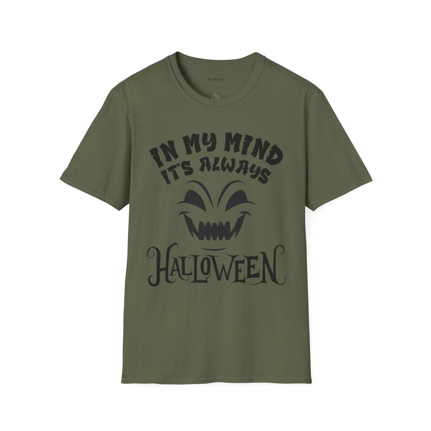 It's Always Halloween Unisex Softstyle T-Shirt 100% Cotton