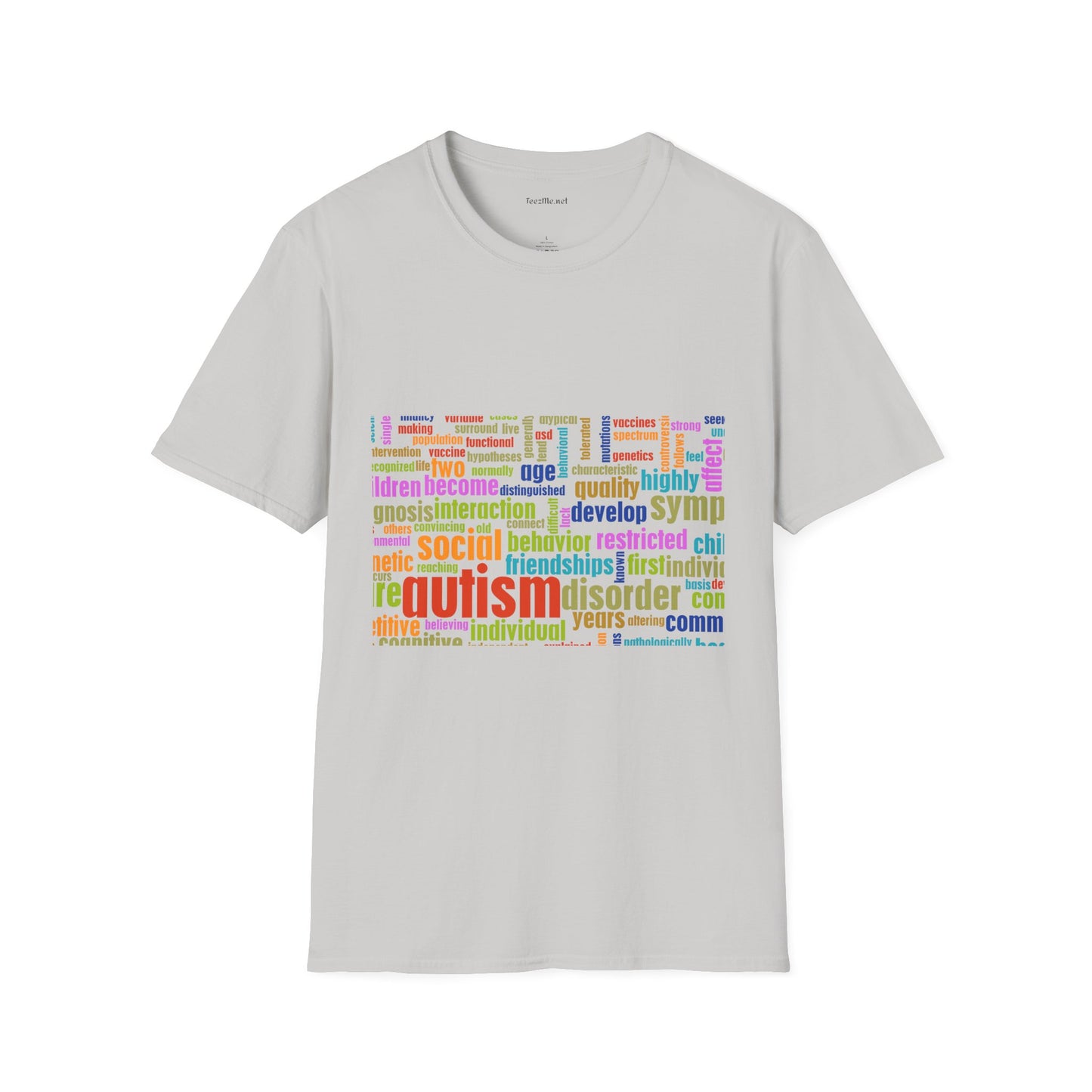 AUTISM speaks- Unisex Softstyle T-Shirt 100% Cotton Graphic