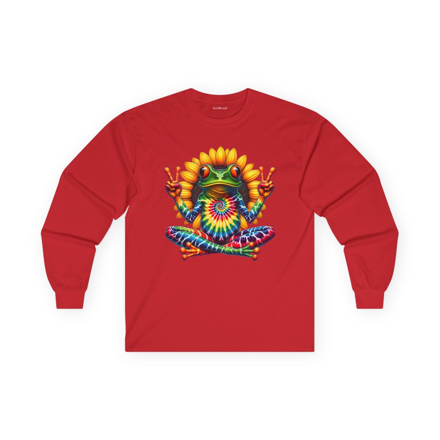 Peace Frog Tie-dye Unisex Ultra Cotton Long Sleeve Tee