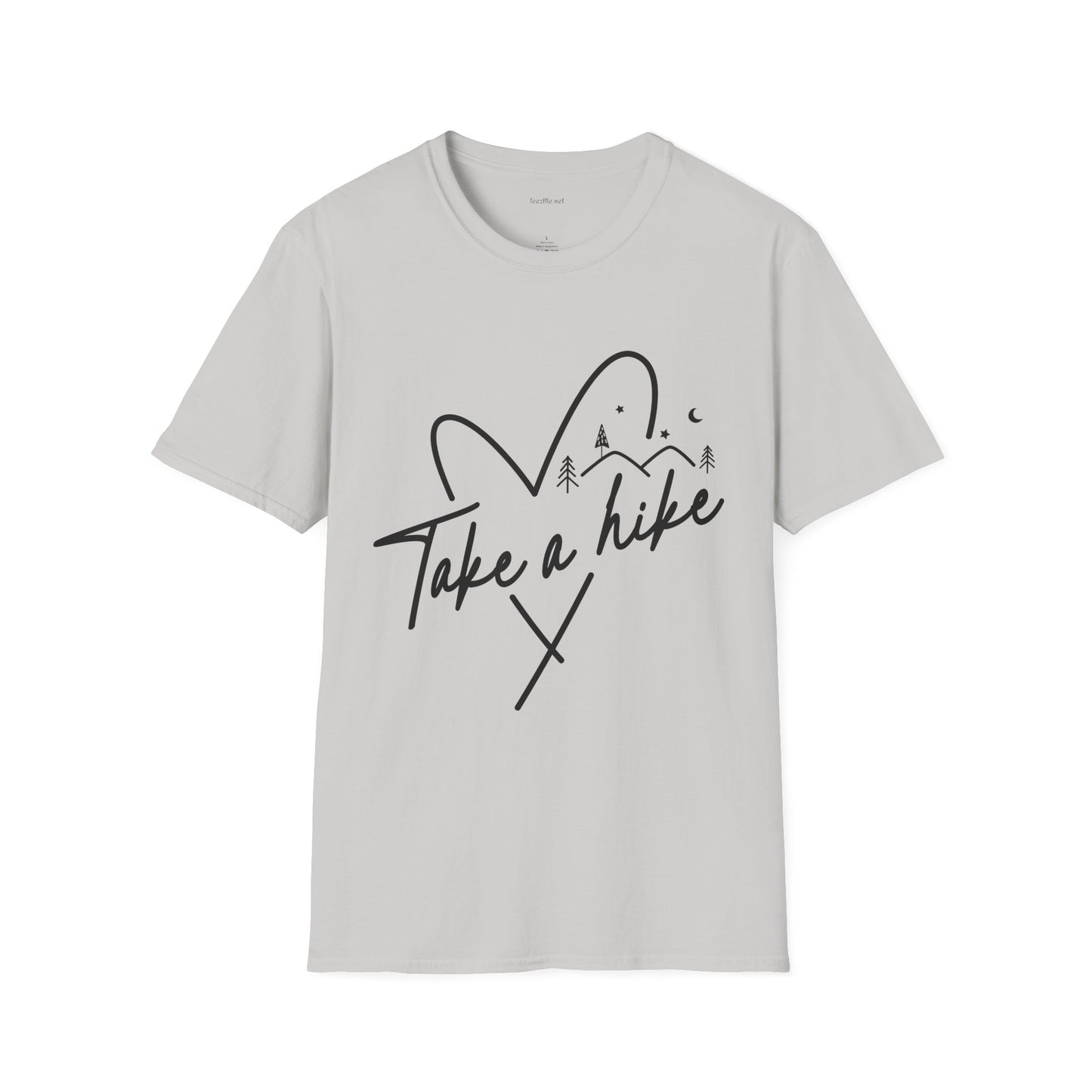 Take a Hike (black) - Unisex Softstyle T-Shirt 100% Cotton Graphic #weed #cannabis