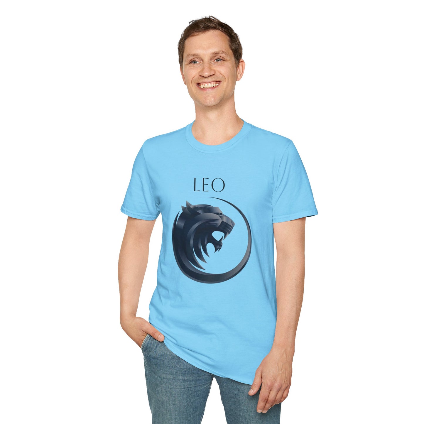 LEO - Unisex Softstyle T-Shirt 100% Cotton Graphic