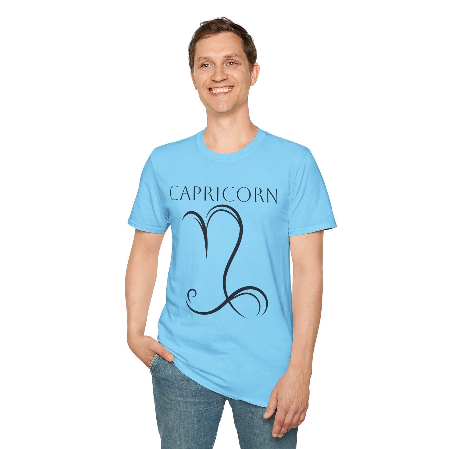 CAPRICORN - Unisex Softstyle T-Shirt 100% Cotton Graphic