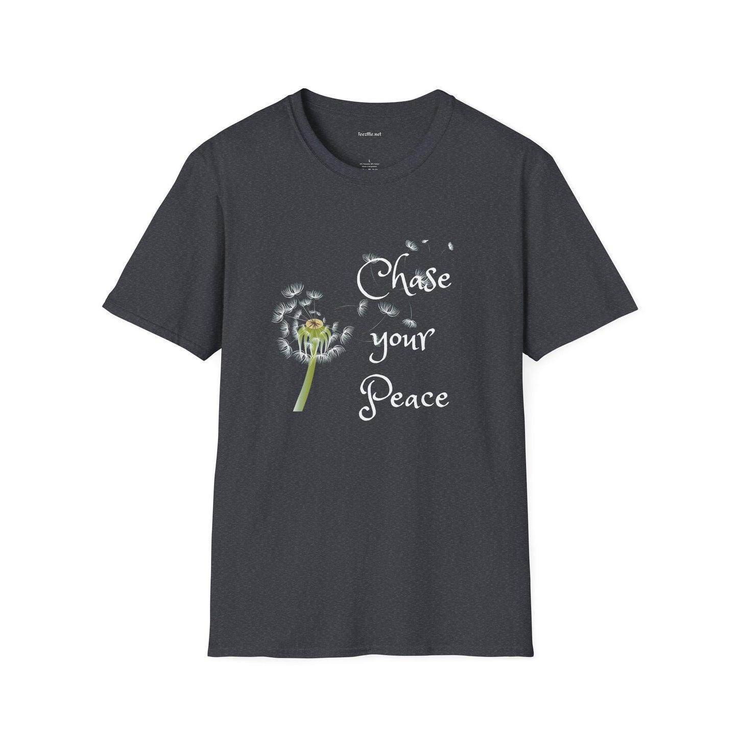 Chase your Peace - Unisex Softstyle T-Shirt 100% Cotton Graphic