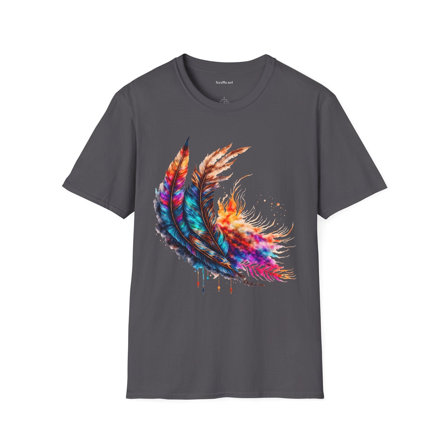 Eagle Feather (1) Unisex Softstyle T-Shirt 100% Cotton Graphic