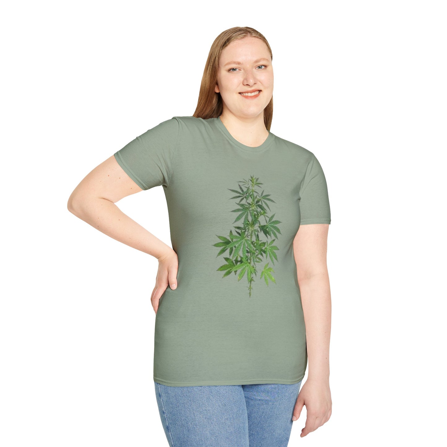 Weed Plant - nisex Softstyle T-Shirt 100% Cotton Graphic