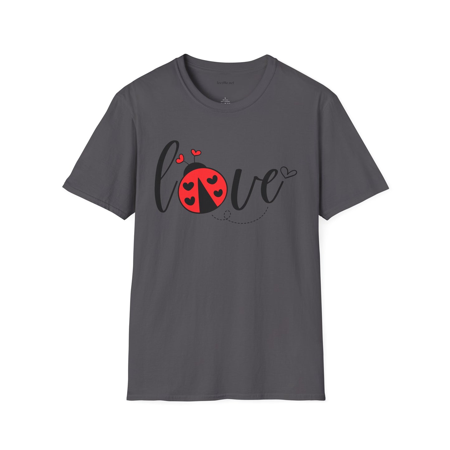 Ladybug Love Unisex Soft T-Shirt 100% Cotton Graphic