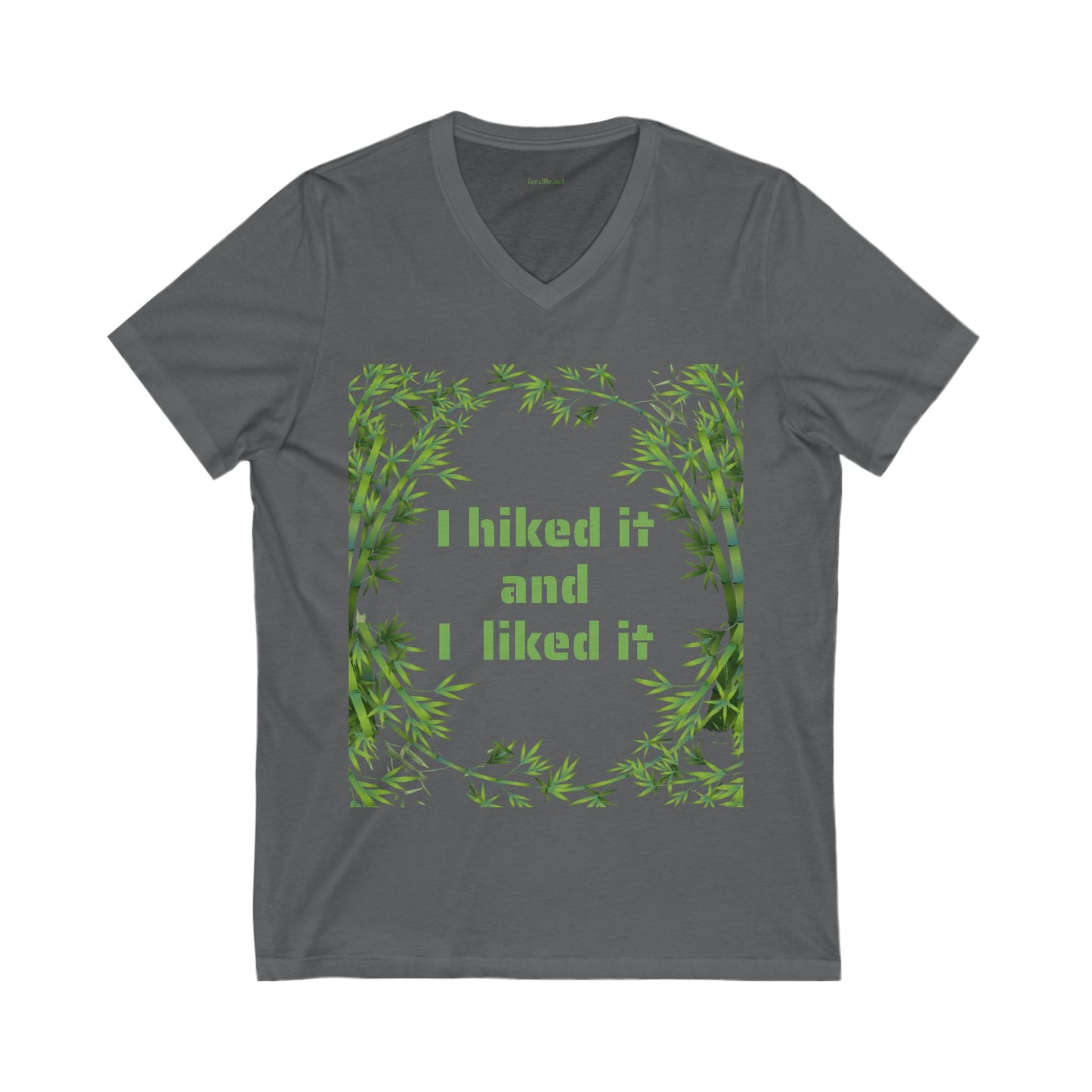 I hiked it and I liked it - Unisex Jersey Short Sleeve V-Neck Tee