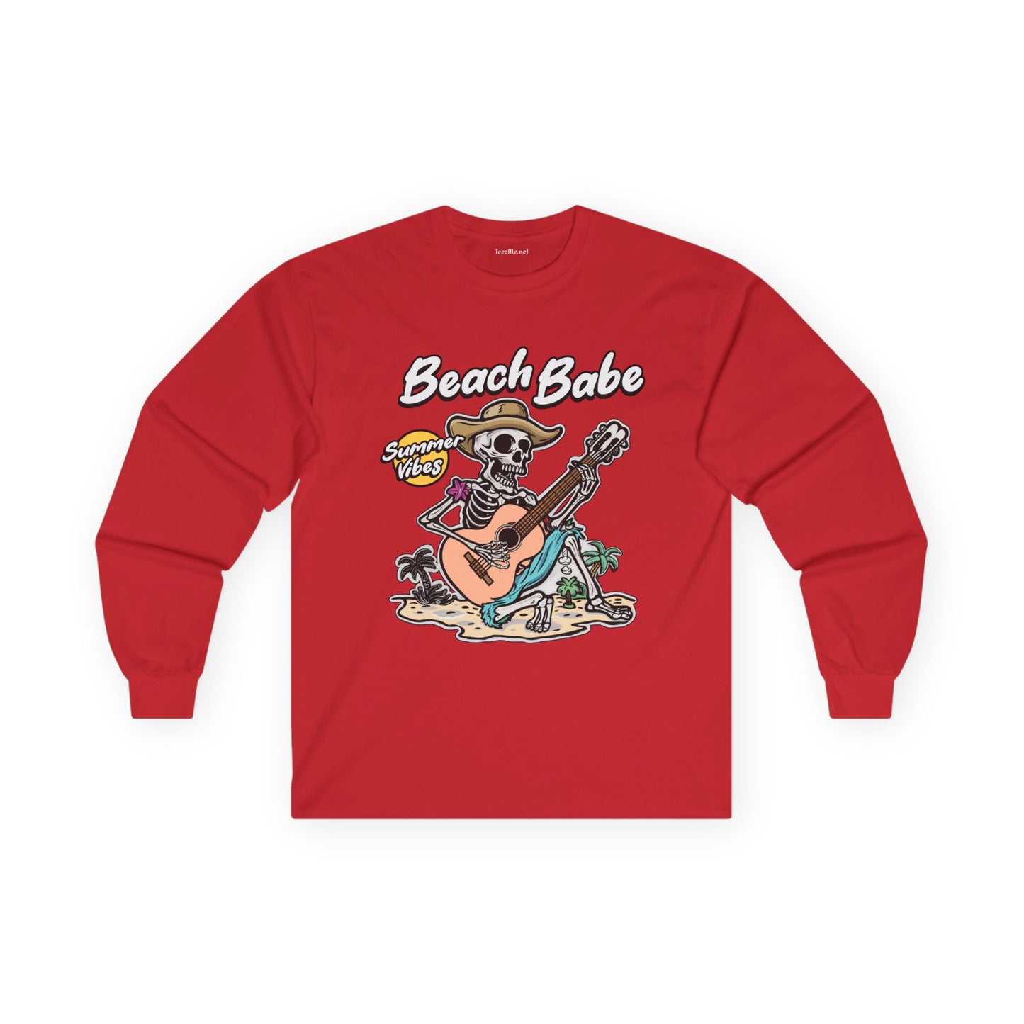Beach Babe Guitar Unisex Ultra Cotton Long Sleeve Tee