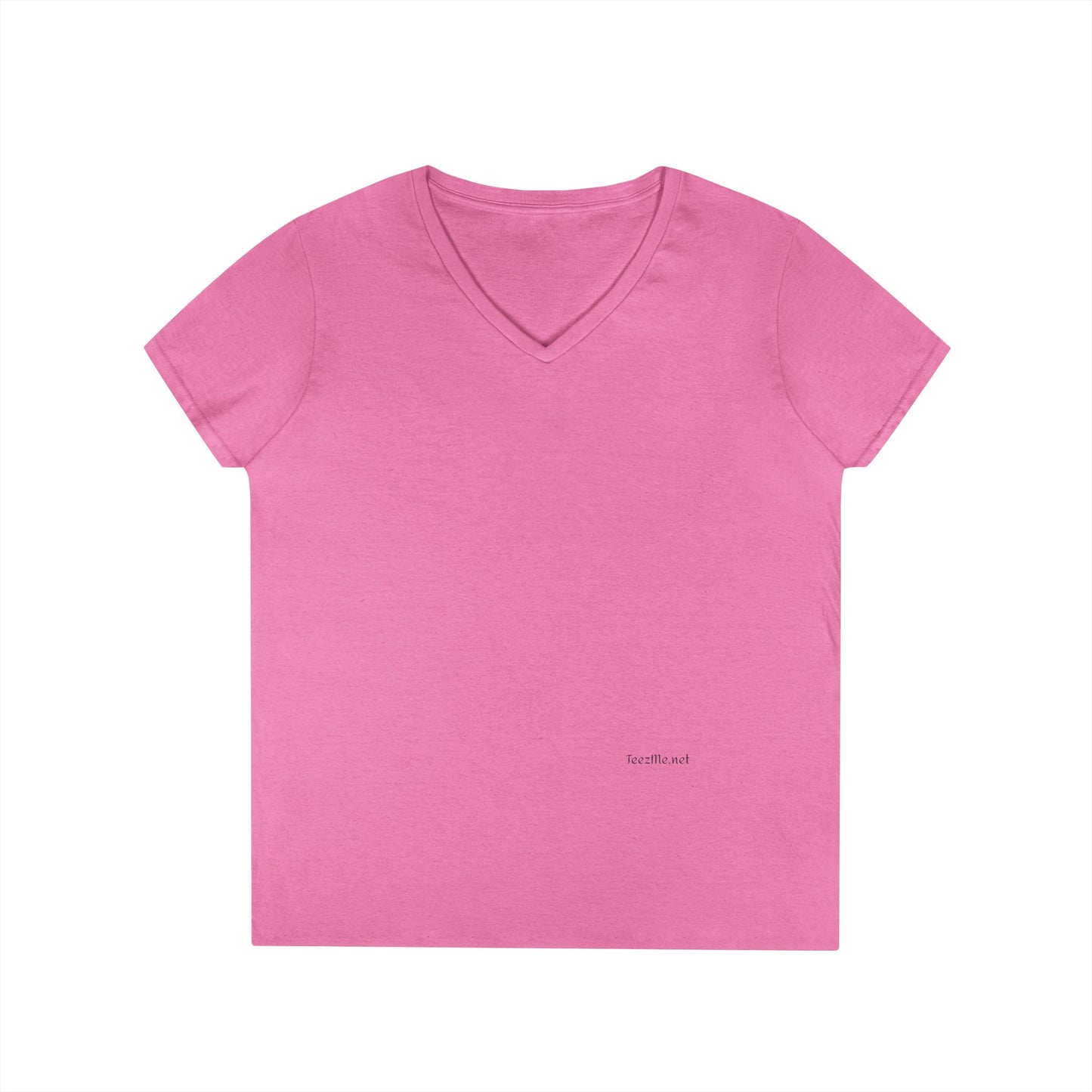 Angel Wings (back) - Ladies' V-Neck T-Shirt 100% cotton