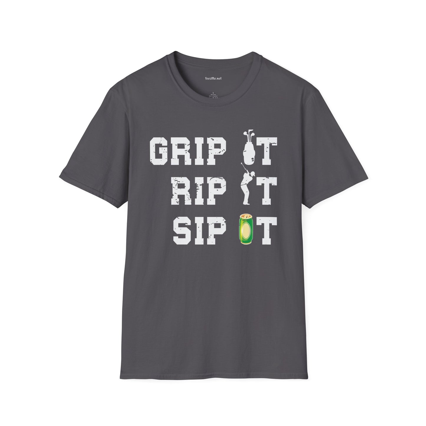 Funny Golf Unisex Softstyle T-Shirt 100% Cotton