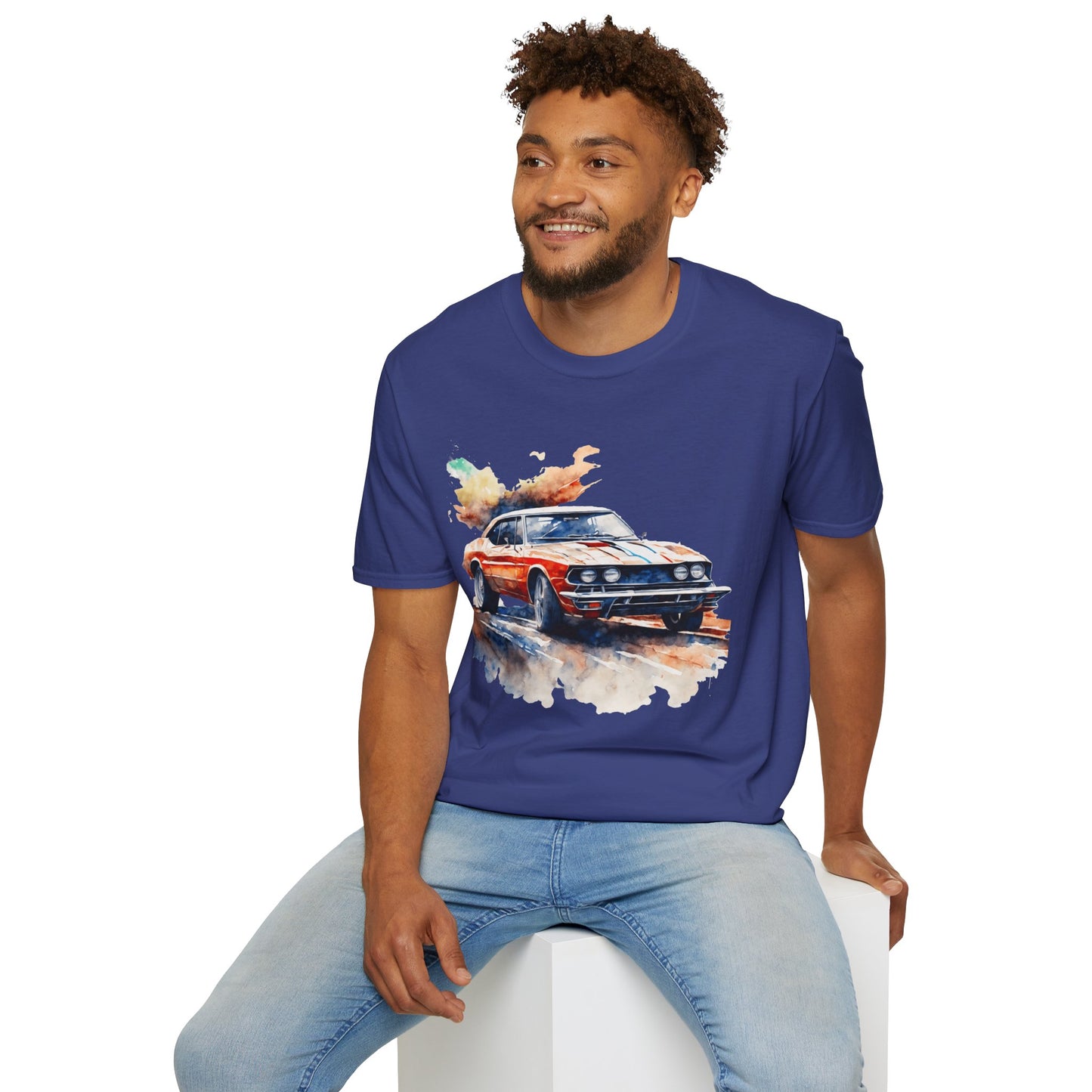 Muscle Car - Unisex Softstyle T-Shirt 100% Cotton Graphic