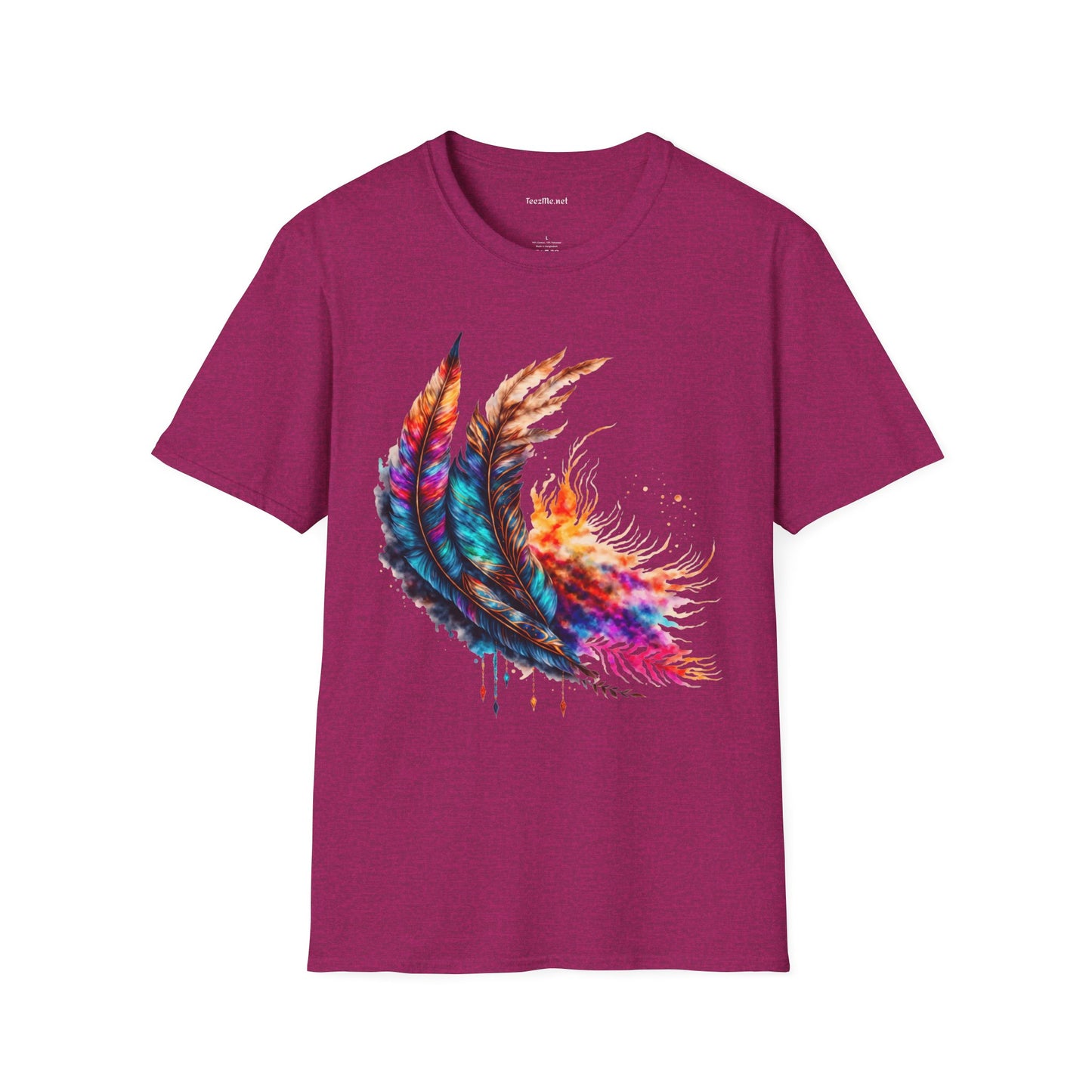 Eagle Feather (1) Unisex Softstyle T-Shirt 100% Cotton Graphic