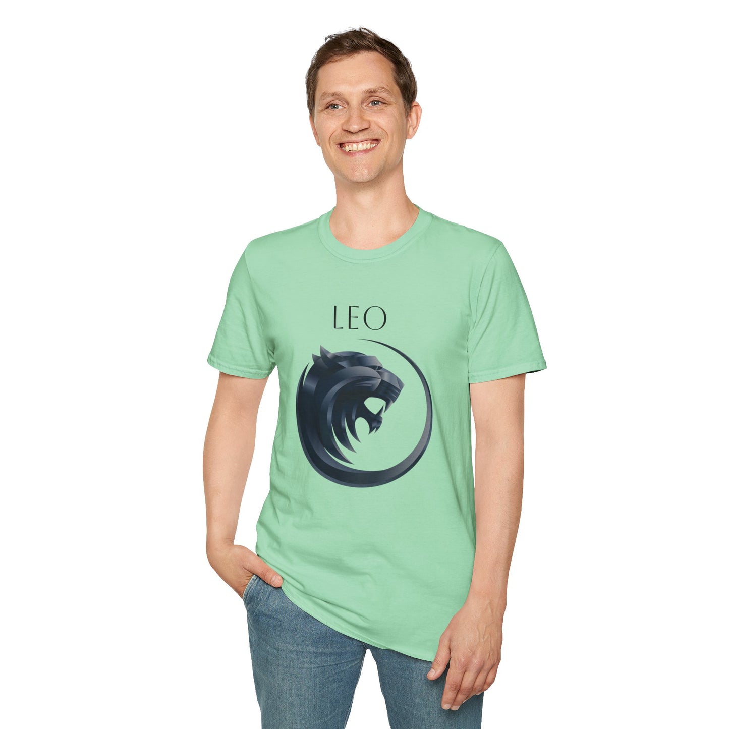 LEO - Unisex Softstyle T-Shirt 100% Cotton Graphic