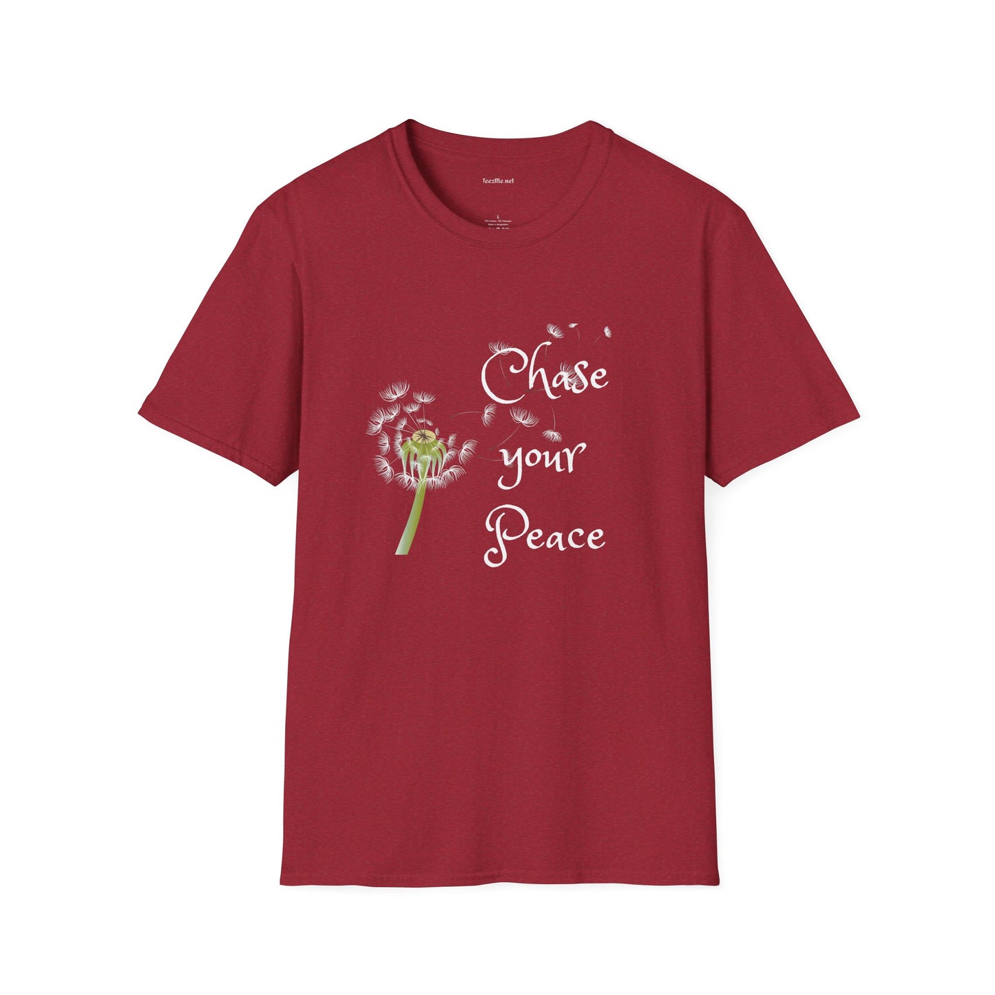 Chase your Peace - Unisex Softstyle T-Shirt 100% Cotton Graphic