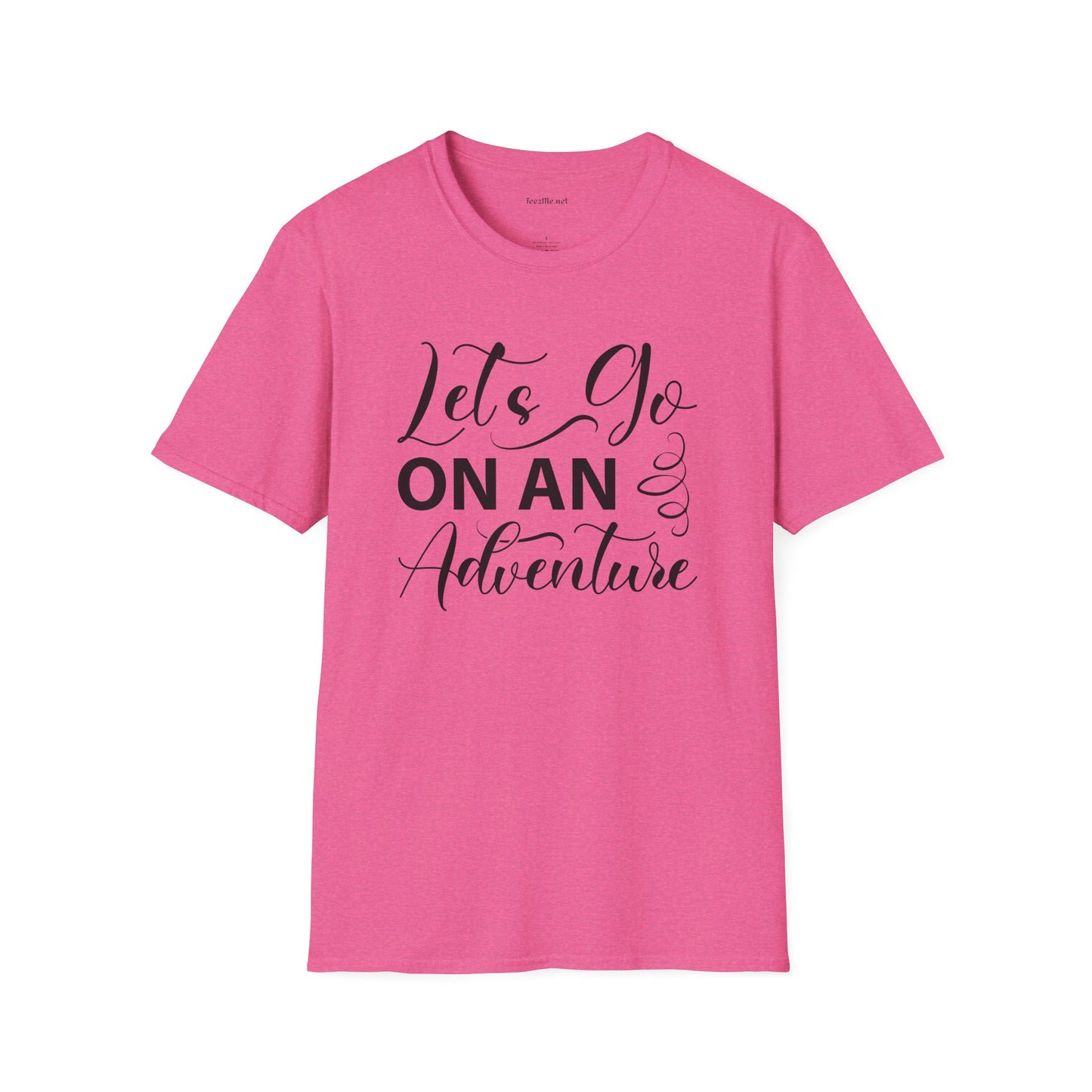 Let's Go On an Adventure Unisex Softstyle T-Shirt 100% Cotton Graphic