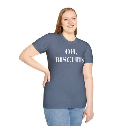Oh BISCUITS - Unisex Softstyle T-Shirt 100% Cotton Graphic