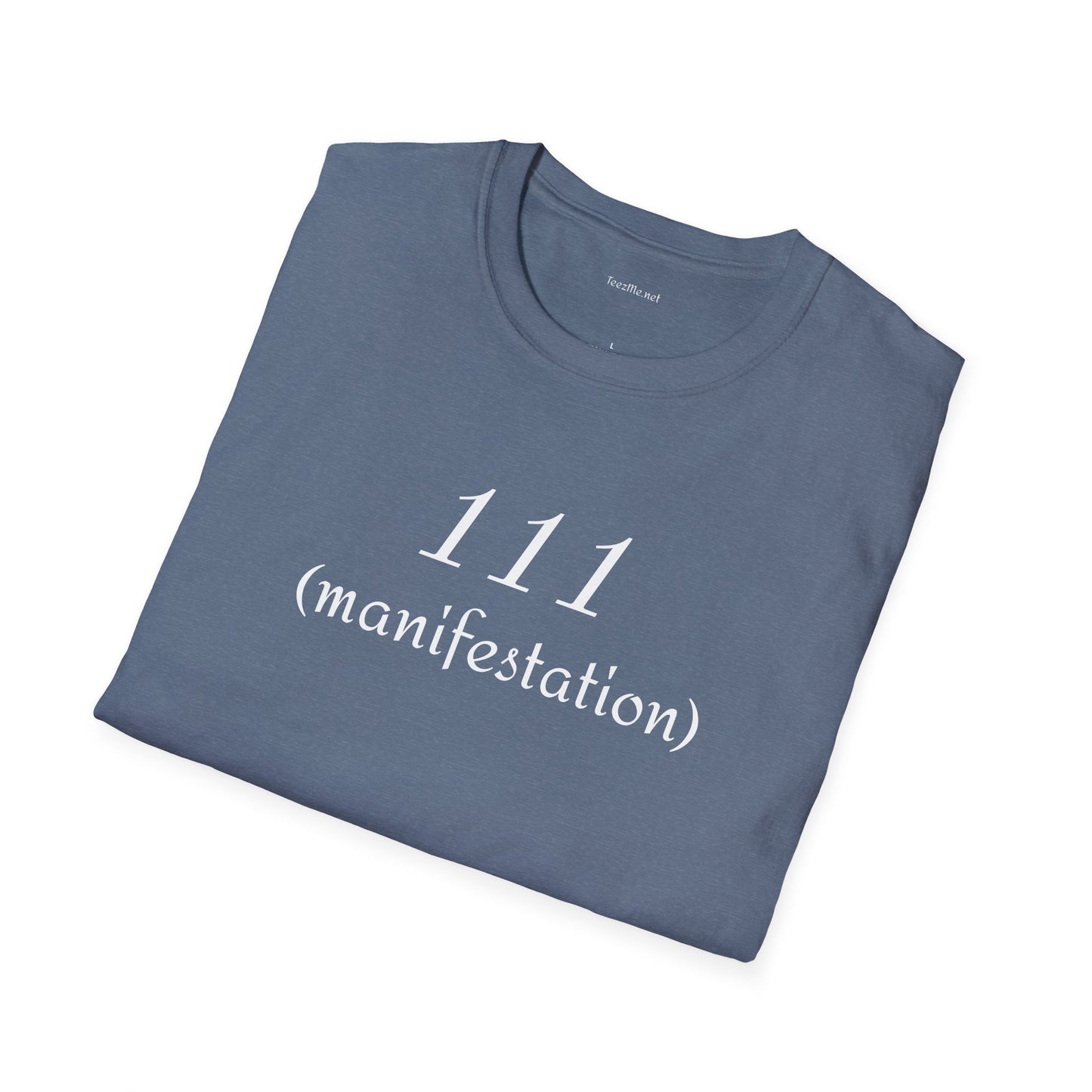 111 (manifestation) - Unisex Softstyle T-Shirt 100% Cotton Graphic #angel numbers