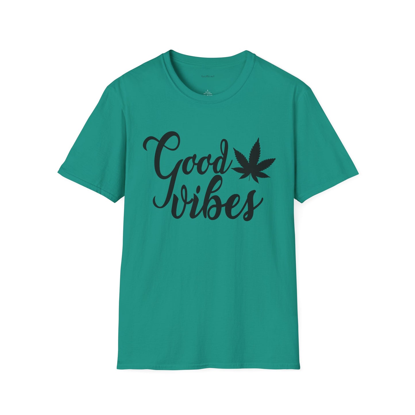 Good Vibes Weed - Unisex Softstyle T-Shirt 100% Cotton Graphic