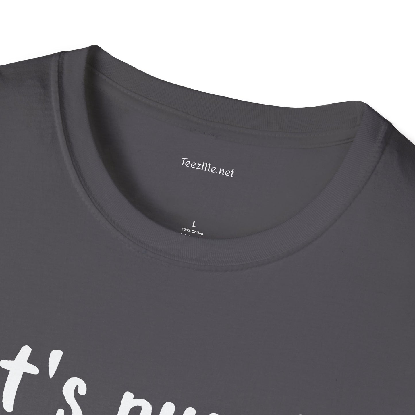 Let's purrty! - Unisex Softstyle T-Shirt 100% Cotton Graphic