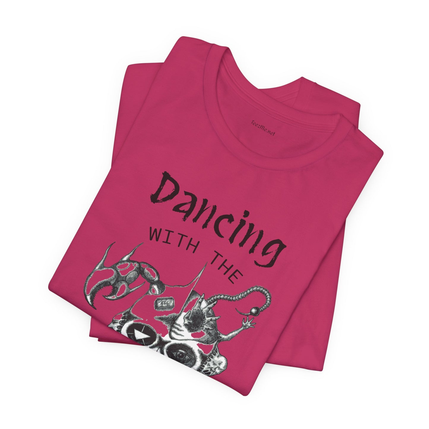 Dancing with the Devil (image) - Unisex Jersey Short Sleeve Tee