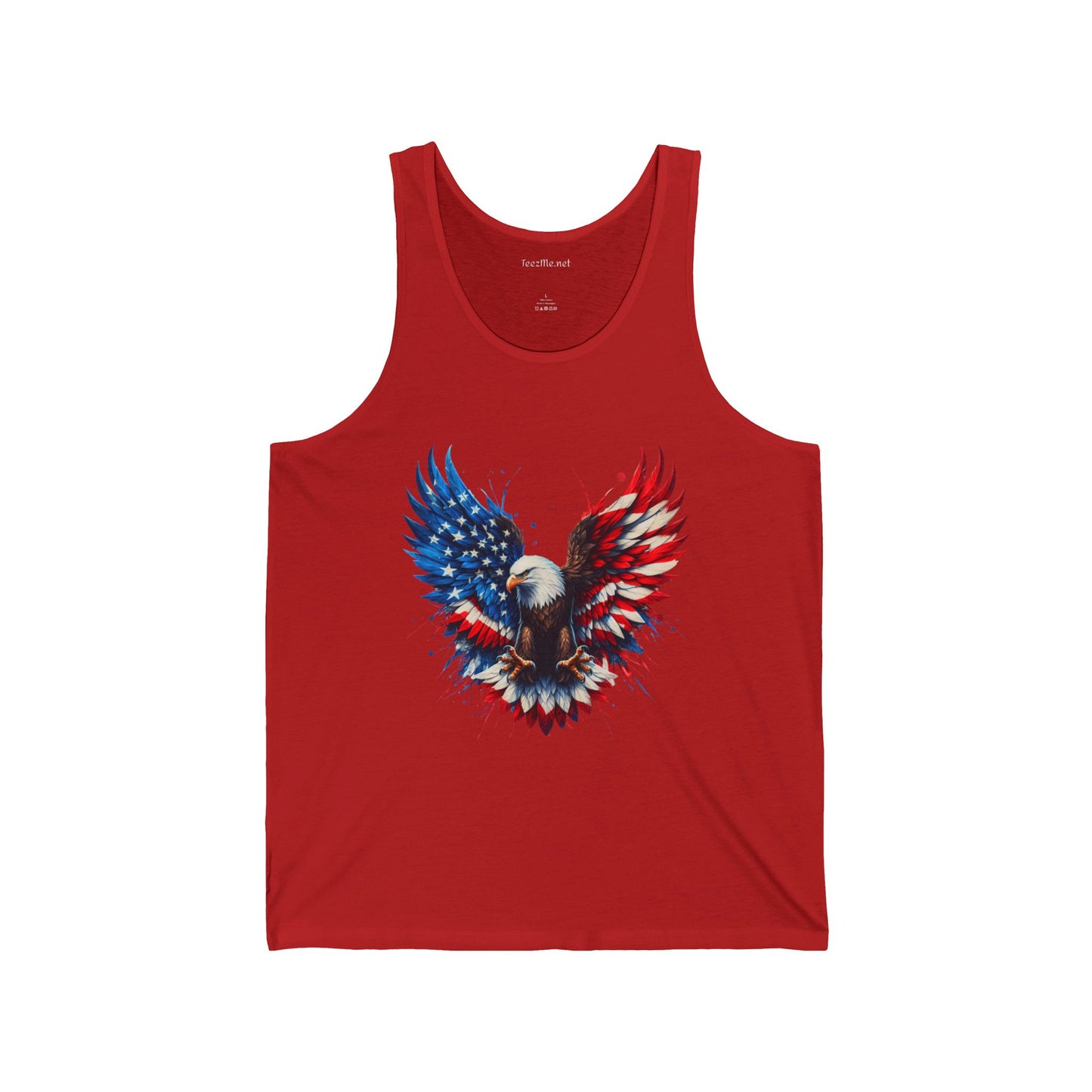 Patriotic Eagle - Unisex Jersey Tank