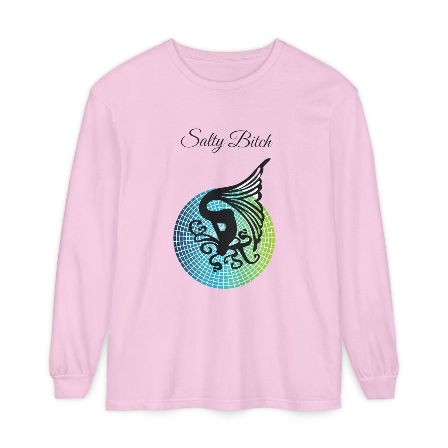 Salty Bitch - Unisex Garment-dyed Long Sleeve T-Shirt