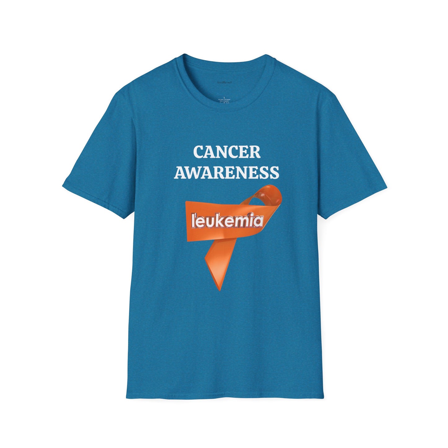 Leukemia Cancer Awareness - Unisex Softstyle T-Shirt 100% Cotton Graphic