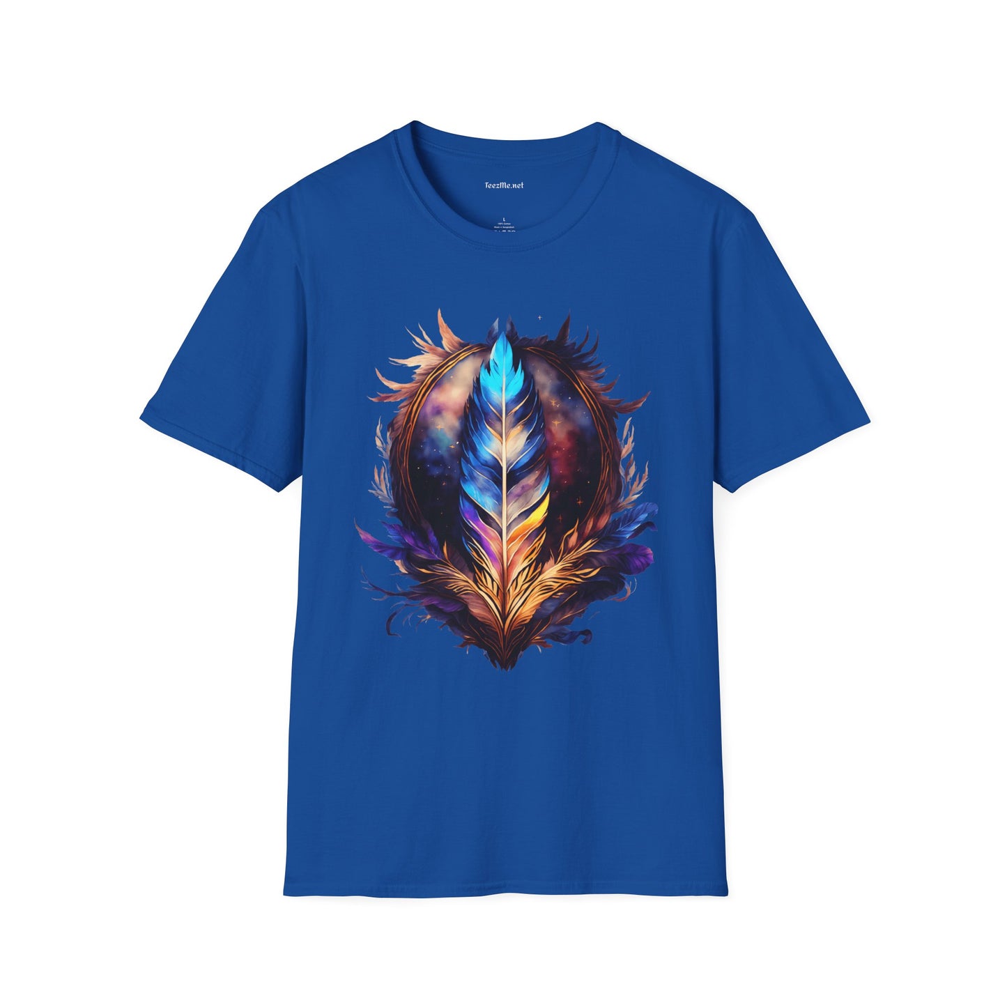 Eagle Feather Unisex Softstyle T-Shirt 100% Cotton Graphic