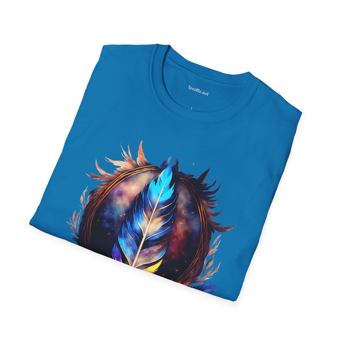 Eagle Feather Unisex Softstyle T-Shirt 100% Cotton Graphic