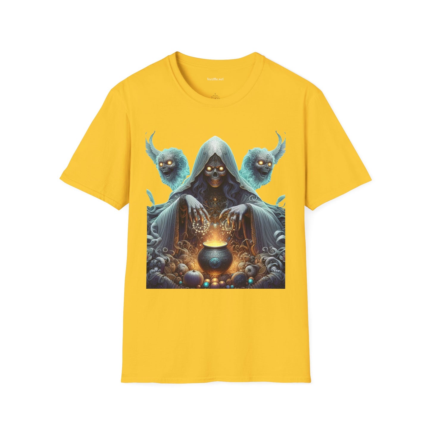 Anime Witch (4) Unisex Softstyle T-Shirt 100% Cotton Graphic