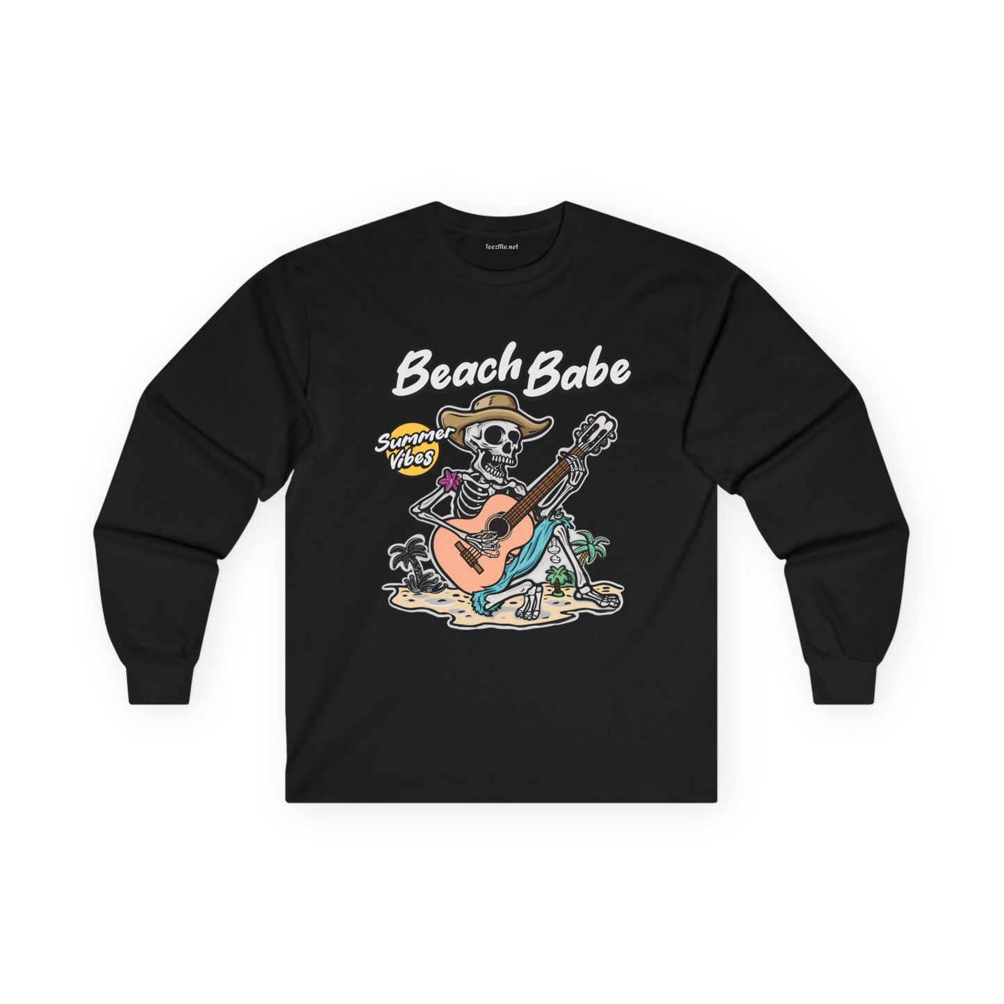 Beach Babe Guitar Unisex Ultra Cotton Long Sleeve Tee