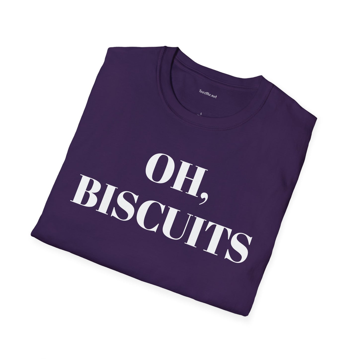 Oh BISCUITS - Unisex Softstyle T-Shirt 100% Cotton Graphic