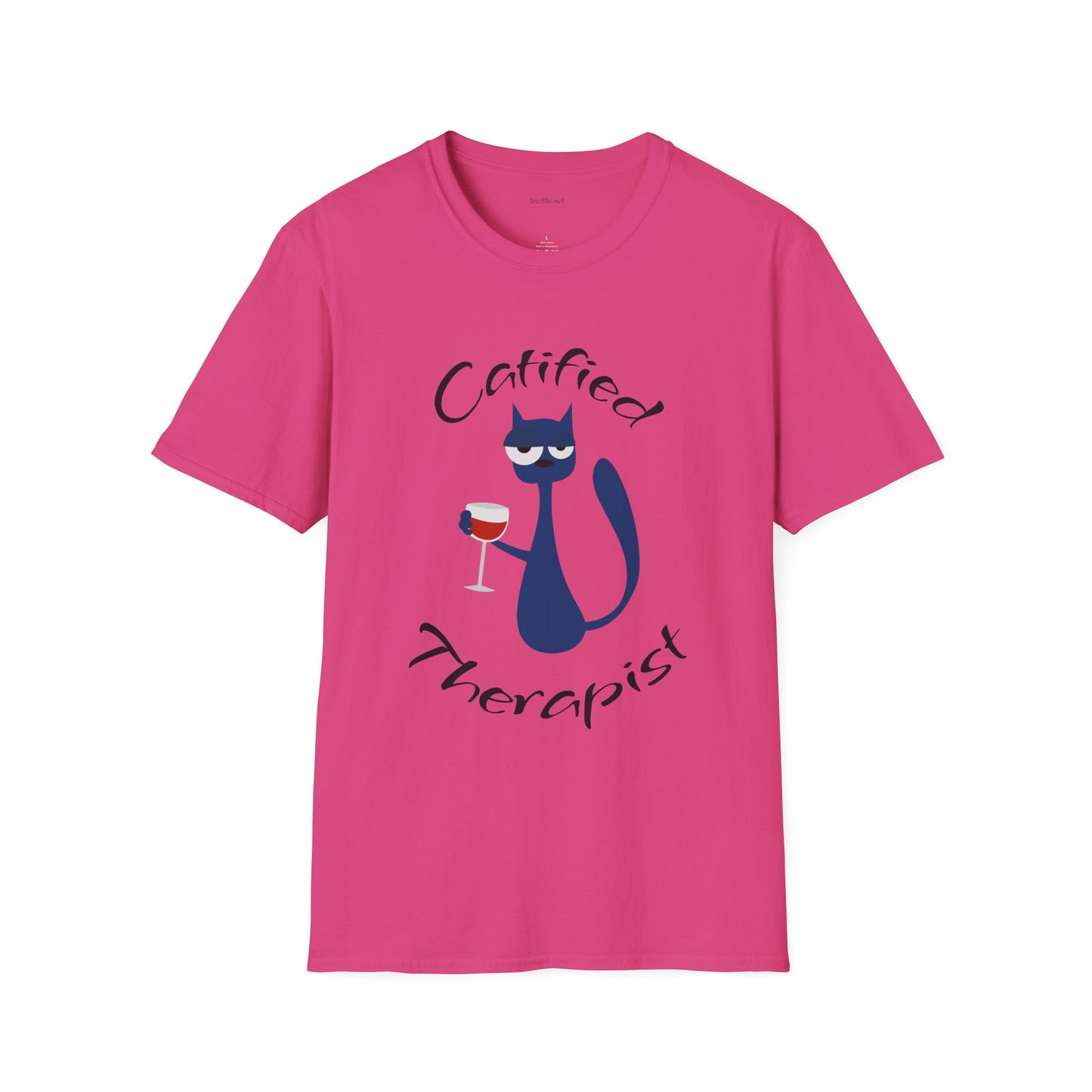 Catified Therapist - Unisex Softstyle T-Shirt 100% Cotton Graphic